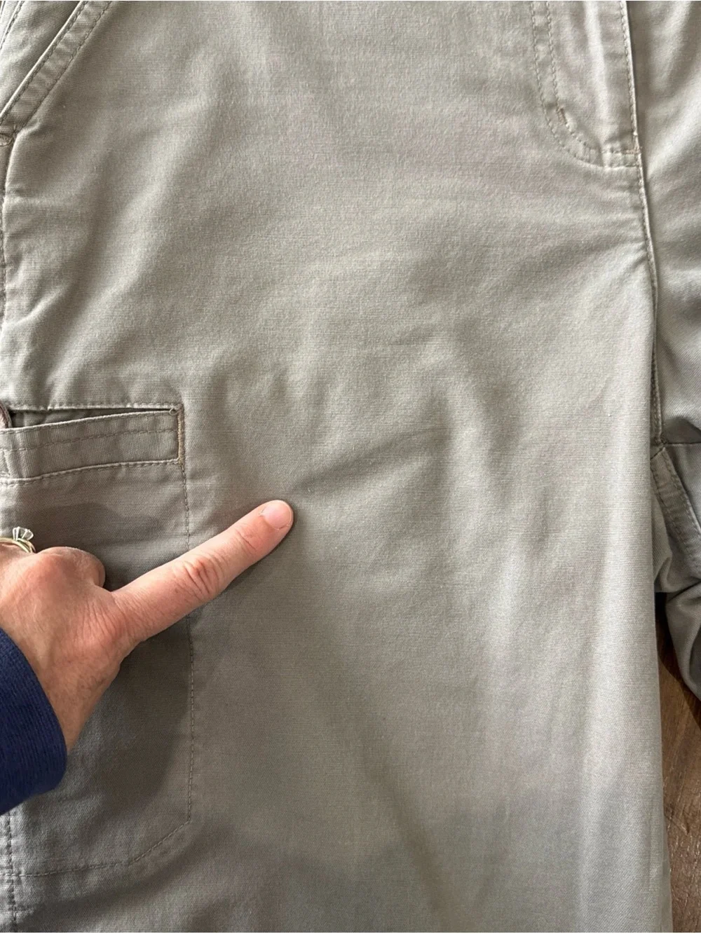 LL Bean Pants Womens 12 Reg Beige Flannel Lined Classic Fit Chino Straight Leg